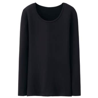 Uniqlo Women HeatTech Extra Warm Crew Neck T-Shirt