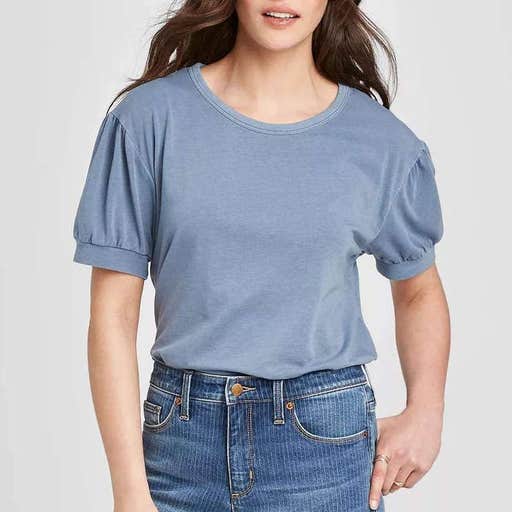 amazon.com, Universal Thread Puff Sleeve Casual T-Shirt