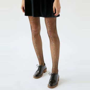 Urban Outfitters Side Jewel Fishnet Tight