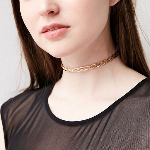 urbanoutfitters.com, Urban Outfitters Wire Tattoo Choker Necklace