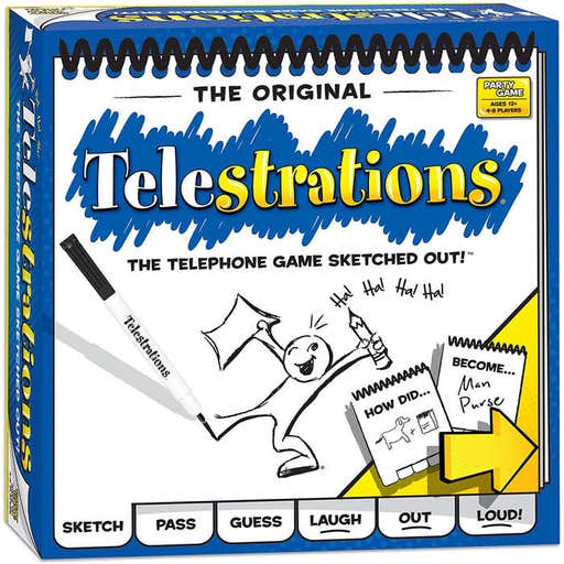 amazon.com, USAopoly Telestrations Family Board Game