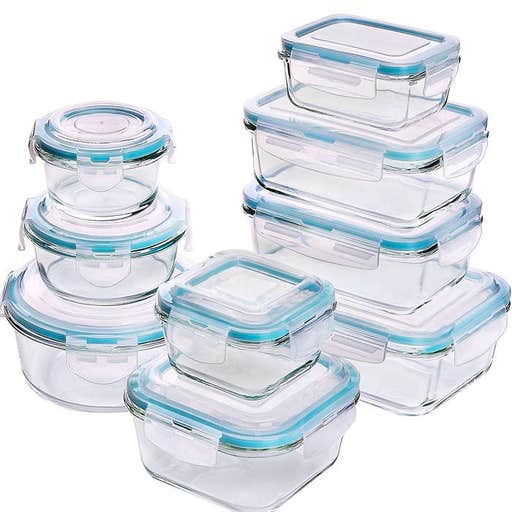 amazon.com, Utopia Kitchen Glass Food Storage Containers with Lids