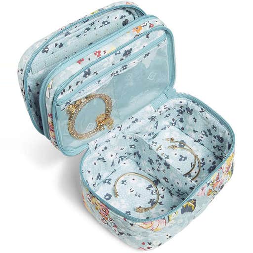 amazon.com, Vera Bradley Signature Cotton Jewelry Organizer Train Case
