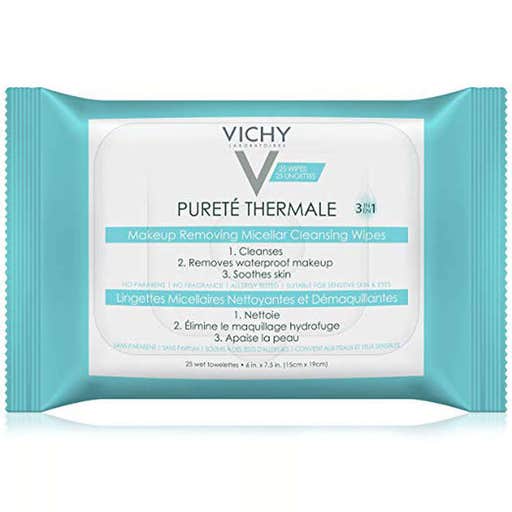 amazon.com, Vichy Purete Thermale 3-in-1 Makeup Remover Wipes