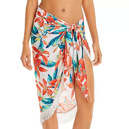 bloomingdales.com, Vince Camuto Fringe Printed Pareo Swim Cover-Up