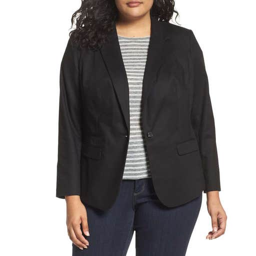 nordstrom.com, Vince Camuto One-Button Blazer