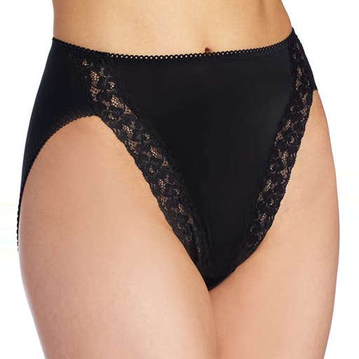 amazon.com, Wacoal Bodysuede Lace Hi-Cut Panty Brief Panty