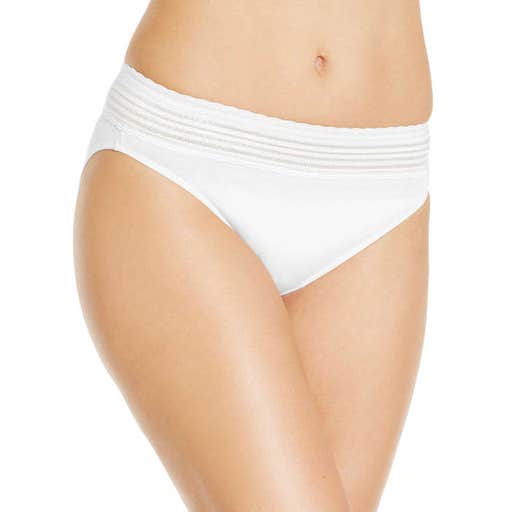 macys.com, Warner's No Pinching No Problems Lace Hi Cut Brief Panty