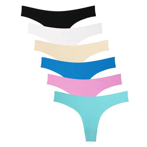 amazon.com, Wealurre Microfiber Low Rise No Show Thong Pantie