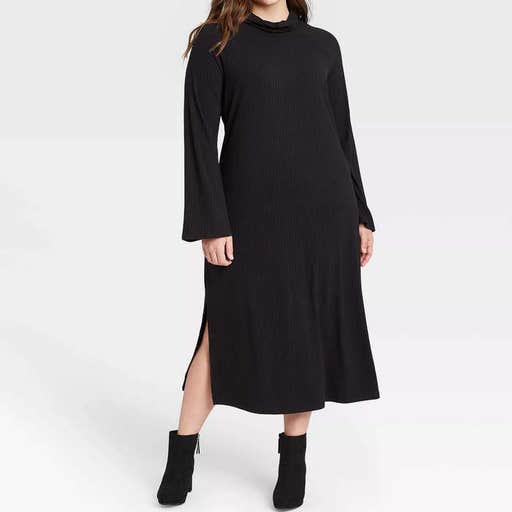 target.com, Who What Wear Bell Long Sleeve Sweater Dress