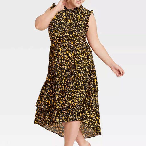 target.com, Who What Wear Sleeveless Ruffle Dress