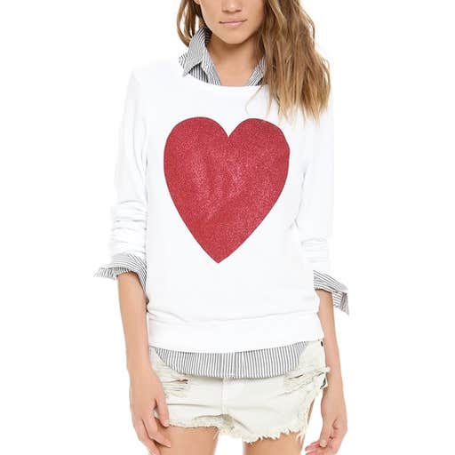 shopbop.com, Wildfox Couture Sparkle Heart Baggy Beach Top