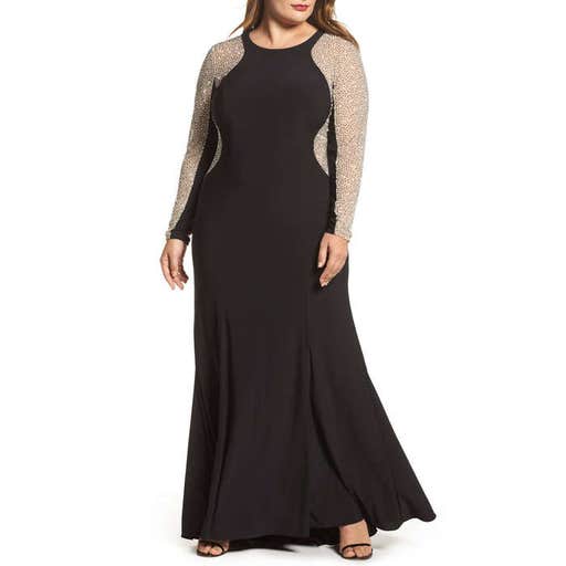 nordstrom.com, XSCAPE Embellished Jersey Gown