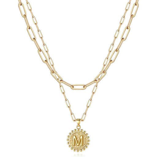 amazon.com, Yoosteel Gold Initial Necklace