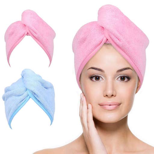 amazon.com, YoulerTex Microfiber Hair Towel Wrap