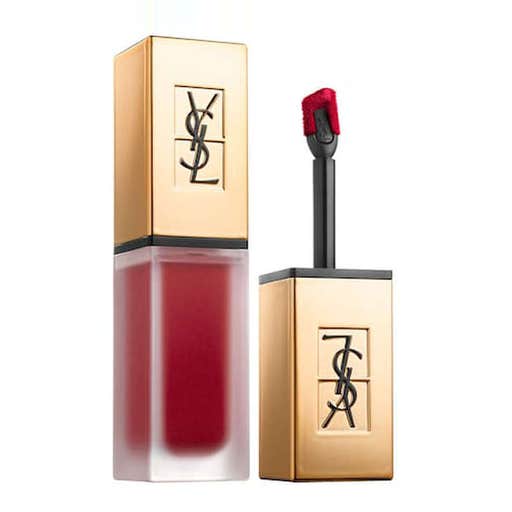 sephora.com, Yves Saint Laurent Tatouage Couture Liquid Matte Lip Stain in Chrome Red Clash