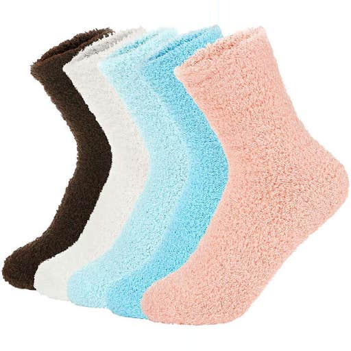 amazon.com, Zando Plush Slipper Socks