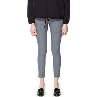 Zara Skinny Polka Dot Jeans