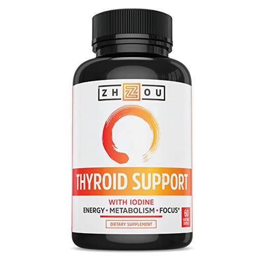 amazon.com, Zhou Nutrition Thyroid Support With Iodine
