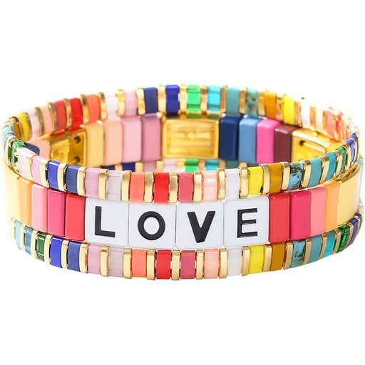 amazon.com, ZSMJYJ Tile Bracelet Set