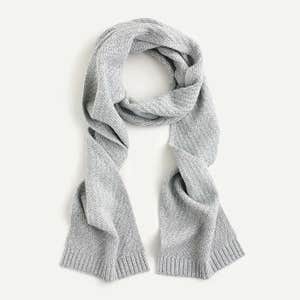 J.Crew Diagonal Rib Cashmere Scarf