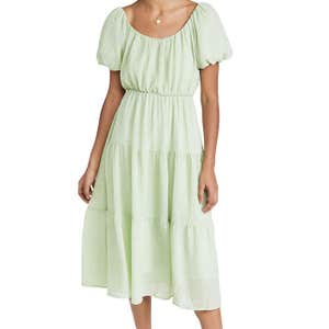 ASTR the Label Smocked Tiered Maxi Dress