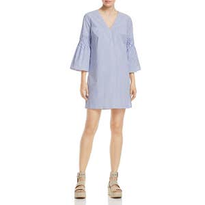 MICHAEL Michael Kors Stripe Bell Sleeve Dress