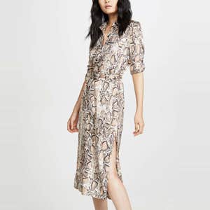 BB Dakota Python Print Shirtdress