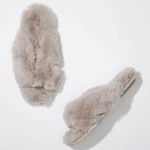 Loft Twist Faux Fur Slippers