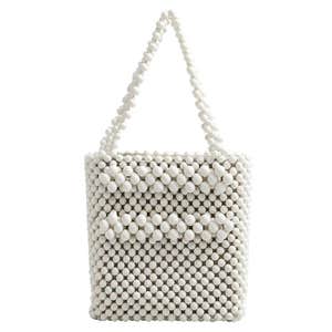 Mango Beaded Shopper Bag