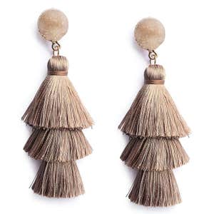 Me&Hz Layered Tassel Earrings