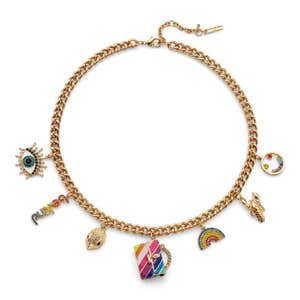 Kurt Geiger Multi Charms Necklace