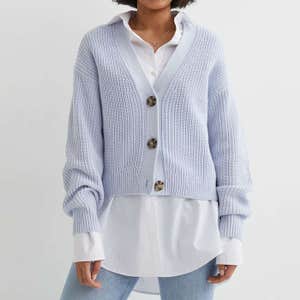 H&M Rib-Knit Cardigan
