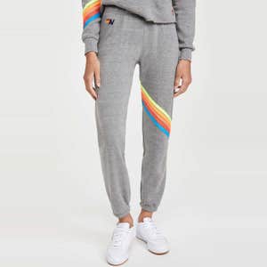 Aviator Nation Chevron 5 Stripe Sweatpants