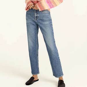 J.Crew Full-Length '90s Classic Straight Jean In Poole Wash