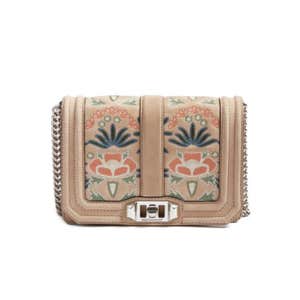 Rebecca Minkoff Small Love Embroidered Nubuck Crossbody Bag: Sale $183.90, After Sale $275