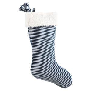 Splendid Home Decor Faux Shearling Stocking