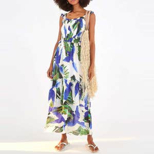 FARM Rio Blue Wind Maxi Dress