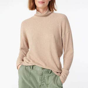 J.Crew Turtleneck In Fine Rib