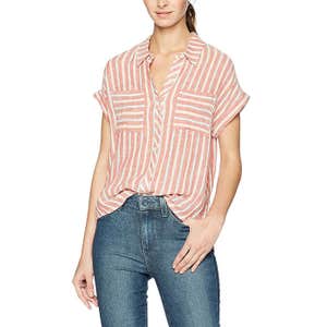 Lucky Brand Tie Back Shirt