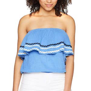 Michael Stars RIC Rac Double Gauze Blossom Tube Top