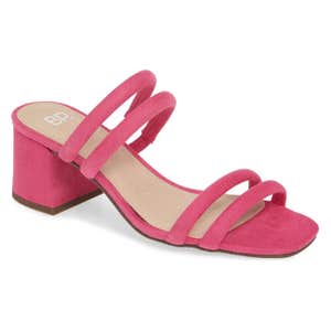 BP Lucia Block Heel Slide Sandal