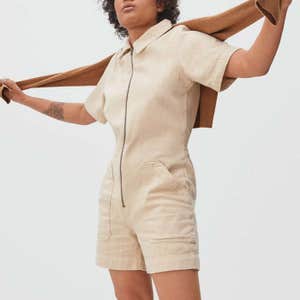Everlane The Denim Short Coverall