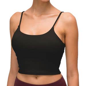 Geardon Crop Camisole With Shelf Bra
