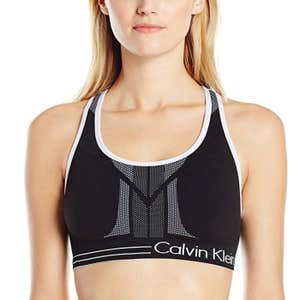 Calvin Klein Performance Reversible Keyhole Back Seamless Bra