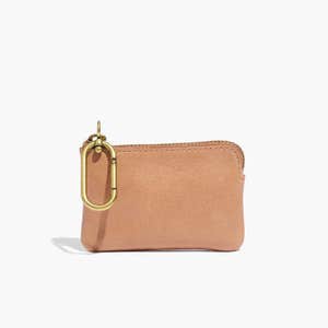 Madewell The Leather Carabiner Mini Pouch