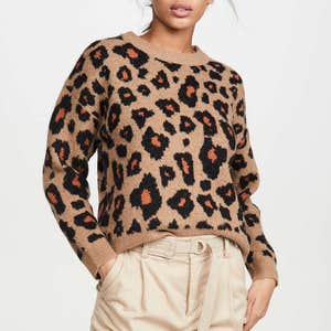 ASTR the Label Tobin Crew Neck Longsleeve Knit Sweater