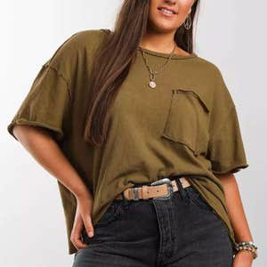 Free People Care Pocket T-Shirt