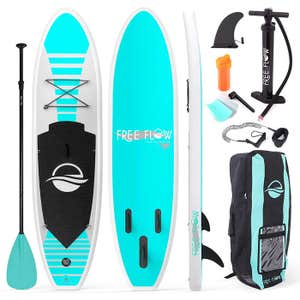 SereneLife Inflatable Stand Up Paddle Board