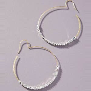 Anthropologie Katie Hoop Earrings